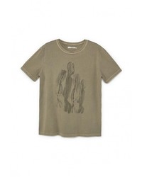 Мужская оливковая футболка от Mango Man