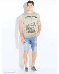 Мужская оливковая футболка от MEXX