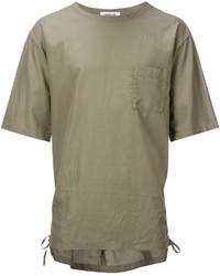 Мужская оливковая футболка от Monkey Time