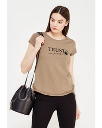 Женская оливковая футболка от Motivi