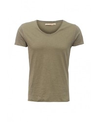 Мужская оливковая футболка от Piazza Italia