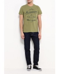 Мужская оливковая футболка от Sela