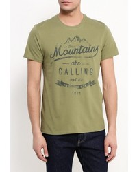 Мужская оливковая футболка от Sela