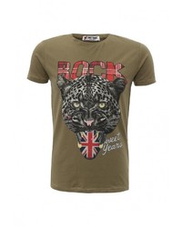 Мужская оливковая футболка от Sweet years