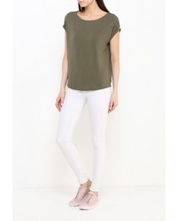 Женская оливковая футболка от Tom Tailor