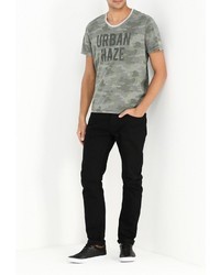 Мужская оливковая футболка от Tom Tailor