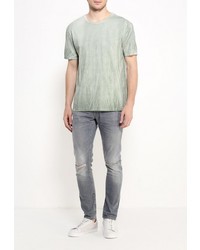 Мужская оливковая футболка от Topman