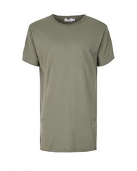 Мужская оливковая футболка от Topman