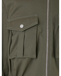 Женская оливковая хлопковая парка от Dion Lee