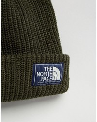 Мужская оливковая шапка от The North Face