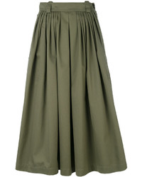 Оливковая шерстяная юбка от Golden Goose Deluxe Brand
