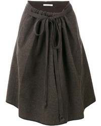 Оливковая шерстяная юбка от Humanoid