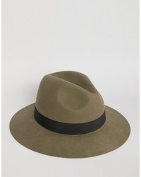 Мужская оливковая шляпа от Asos