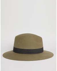 Мужская оливковая шляпа от Asos