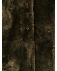 Оливковая шуба от Drome