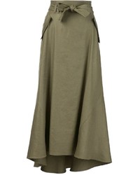 Оливковая юбка от A.L.C.