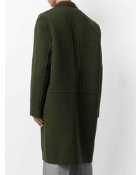 Оливковое длинное пальто от Études