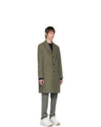 Оливковое длинное пальто от Acne Studios