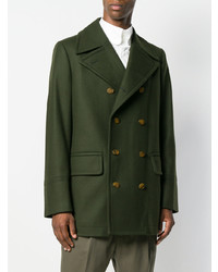 Оливковое длинное пальто от Vivienne Westwood