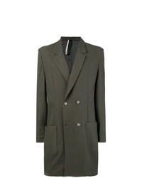 Оливковое длинное пальто от Low Brand