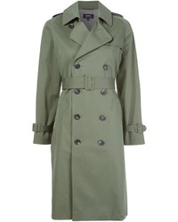 Женское оливковое пальто от A.P.C.
