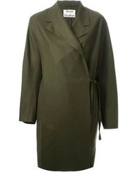 Женское оливковое пальто от Acne Studios