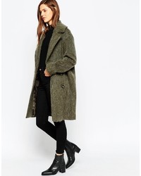 Женское оливковое пальто от Asos