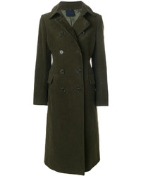 Женское оливковое пальто от Aspesi