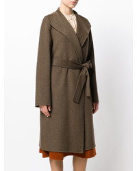 Женское оливковое пальто от Joseph
