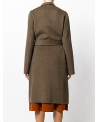 Женское оливковое пальто от Joseph