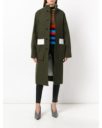 Женское оливковое пальто от Marni