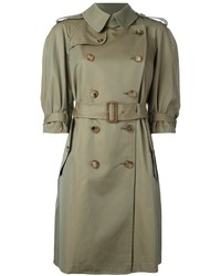 Женское оливковое пальто от Comme des Garcons