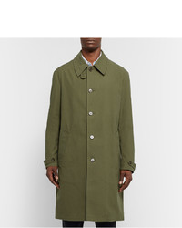 Мужское оливковое пальто от Maison Margiela