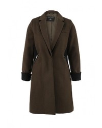 Женское оливковое пальто от Dorothy Perkins