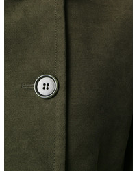 Женское оливковое пальто от Aspesi