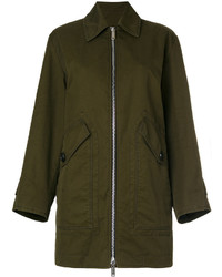 Женское оливковое пальто от Dsquared2