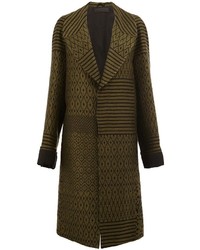 Женское оливковое пальто от Haider Ackermann