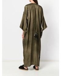Женское оливковое пальто от Uma Wang