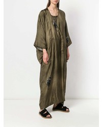Женское оливковое пальто от Uma Wang