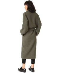 Женское оливковое пальто от Nili Lotan