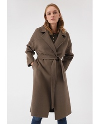 Женское оливковое пальто от Lime