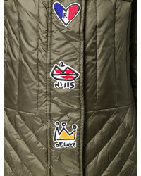 Женское оливковое пальто от Rossignol