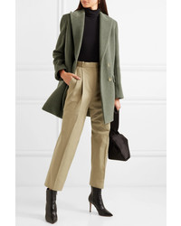 Женское оливковое пальто от The Row