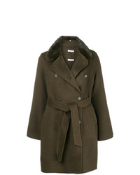 Женское оливковое пальто от P.A.R.O.S.H.