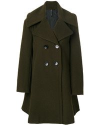 Женское оливковое пальто от Plein Sud Jeans