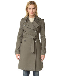 Женское оливковое пальто от Rebecca Minkoff