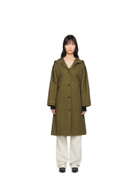 Женское оливковое пальто от The Loom