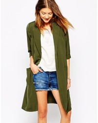 Женское оливковое пальто от Vero Moda