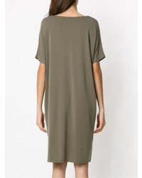 Оливковое платье-миди от Uma Raquel Davidowicz