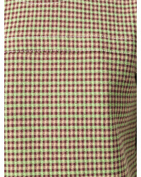 Оливковое платье прямого кроя от Marni